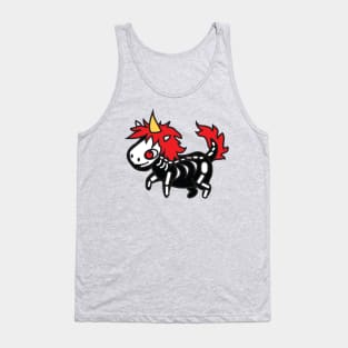 Gary the Unicorn the Skelly Tank Top